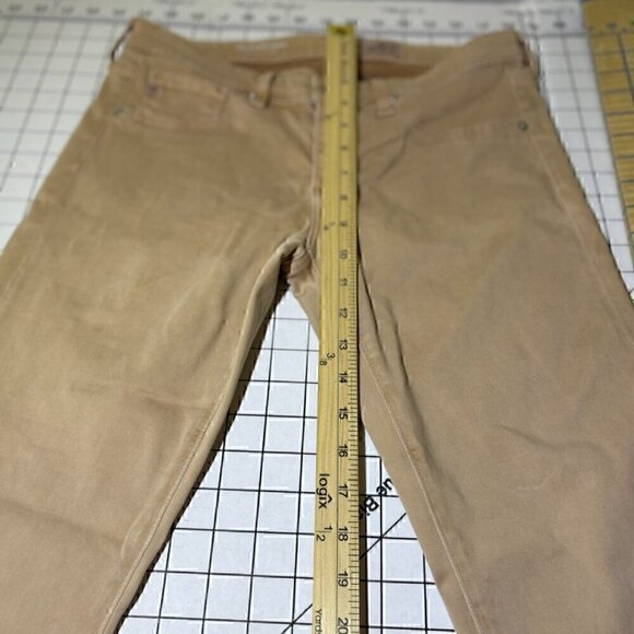 AG Adriano Goldschmied Legging Ankle Super Skinny Jeans Khaki - size 27R - Picture 9 of 13